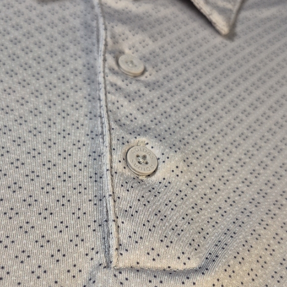 Adidas Golf DryFit Short Sleeve Polo Shirt with Geometric Pattern - Picture 7 of 16
